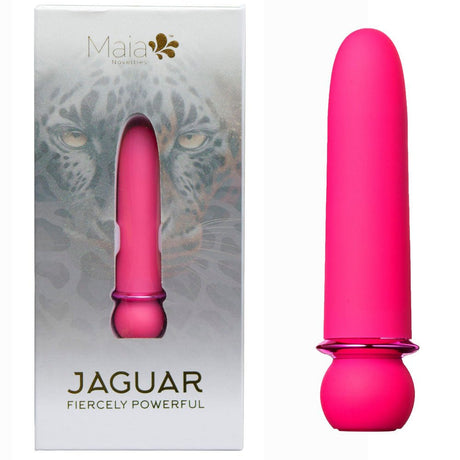 Maia JAGUAR - Pink 10.1 cm USB Rechargeable Bullet - BULLETS & EGGS
