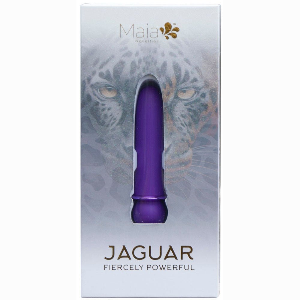 Maia JAGUAR - Purple 10.1 cm USB Rechargeable Bullet - BULLETS & EGGS