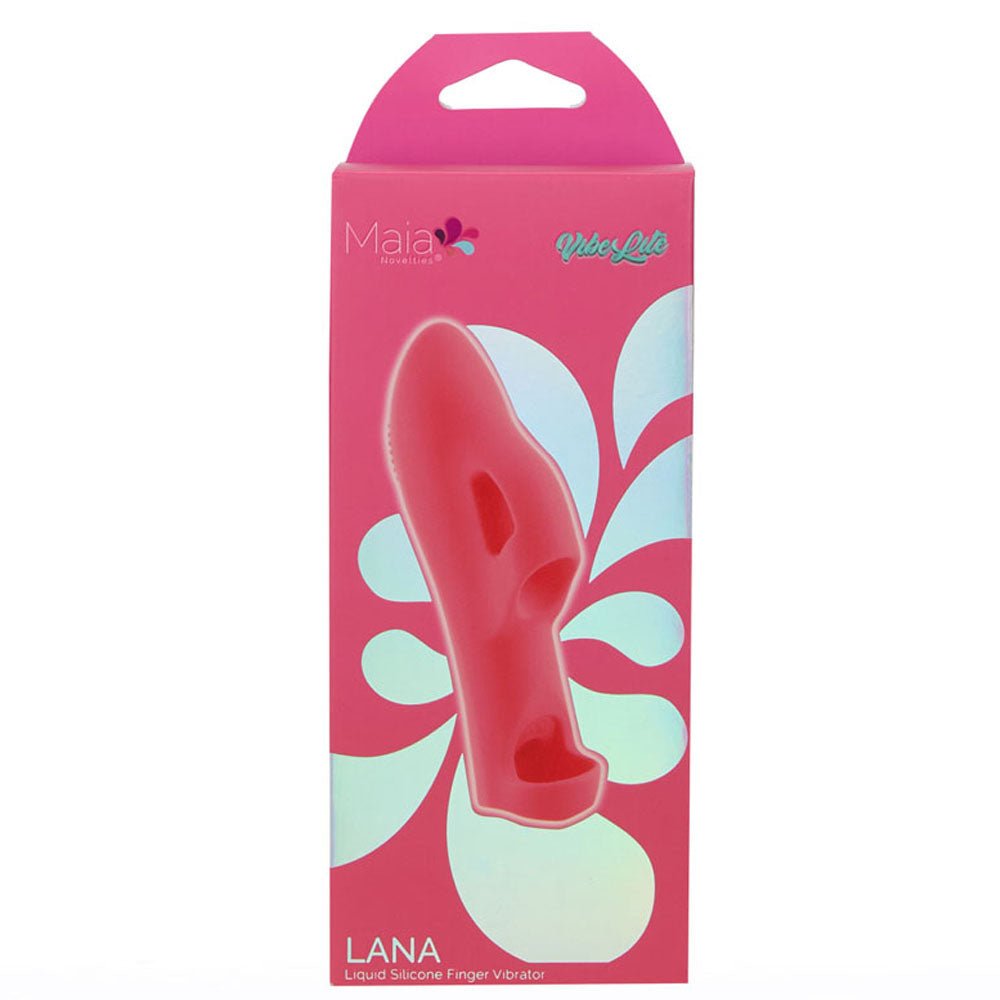 Maia LANA - Red Rechargeable Finger Stimulator - STIMULATORS