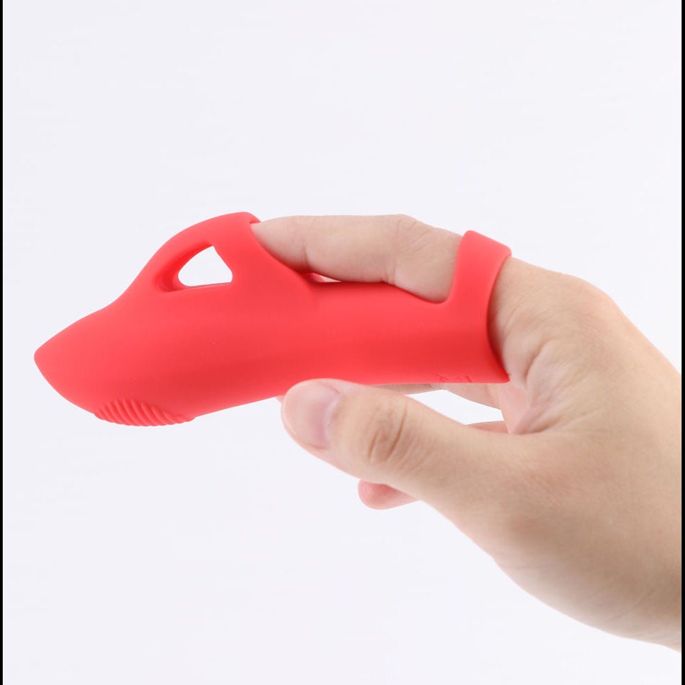 Maia LANA - Red Rechargeable Finger Stimulator - STIMULATORS