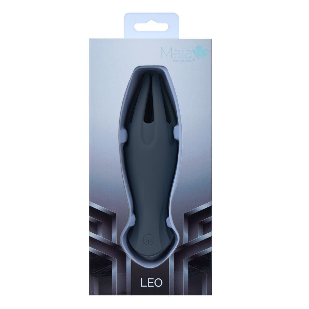 Maia LEO Penis Head Tickler Pro – USB Rechargeable Male Stimulator, Grey - MASTURBATORS