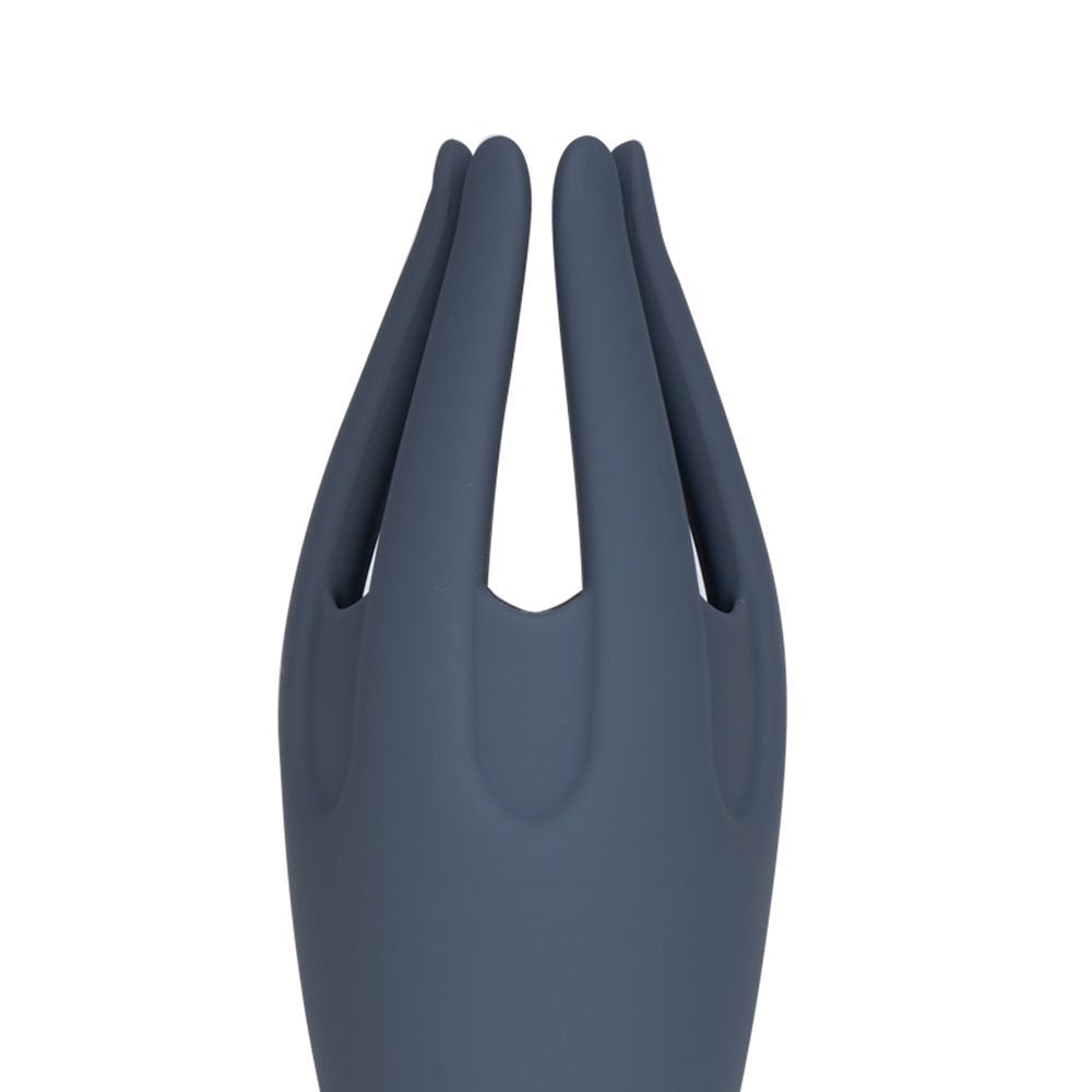 Maia LEO Penis Head Tickler Pro – USB Rechargeable Male Stimulator, Grey - MASTURBATORS