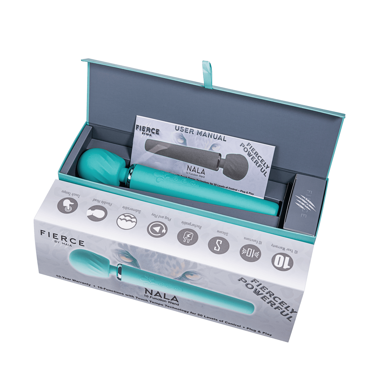 Maia NALA - Blue Rechargeable Massage Wand - VIBRATORS - Naughty by Nature Adult Store