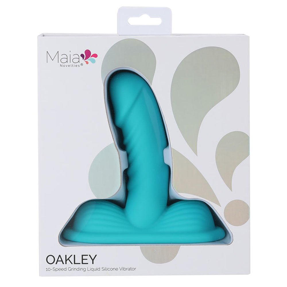 Maia OAKLEY - Blue Grinder Pad with 14 cm Vibrator - VIBRATORS