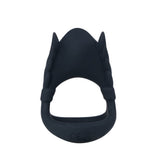 Maia Rocky Vibrating Cock Ring – USB Rechargeable – Sleek Black - COCK RINGS