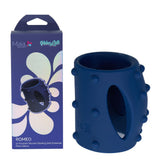 Maia Romeo Blue USB Rechargeable Vibrating Girth Enhancer Sleeve - COCK RINGS