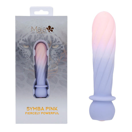 Maia SYMBA Pink USB Rechargeable 10.8cm Powerful Bullet Vibrator - BULLETS & EGGS