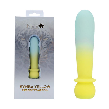 Maia SYMBA Yellow USB Rechargeable Powerful Bullet Vibrator 10.8 cm - BULLETS & EGGS