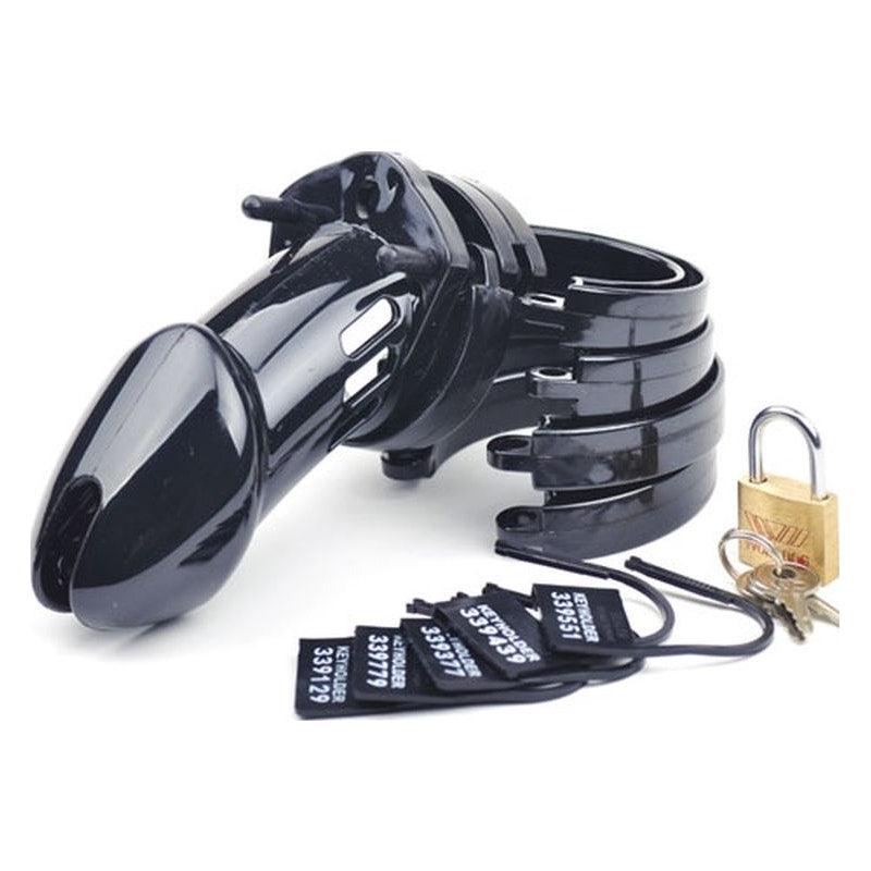 Male Chastity Kit Black - Adult Toys