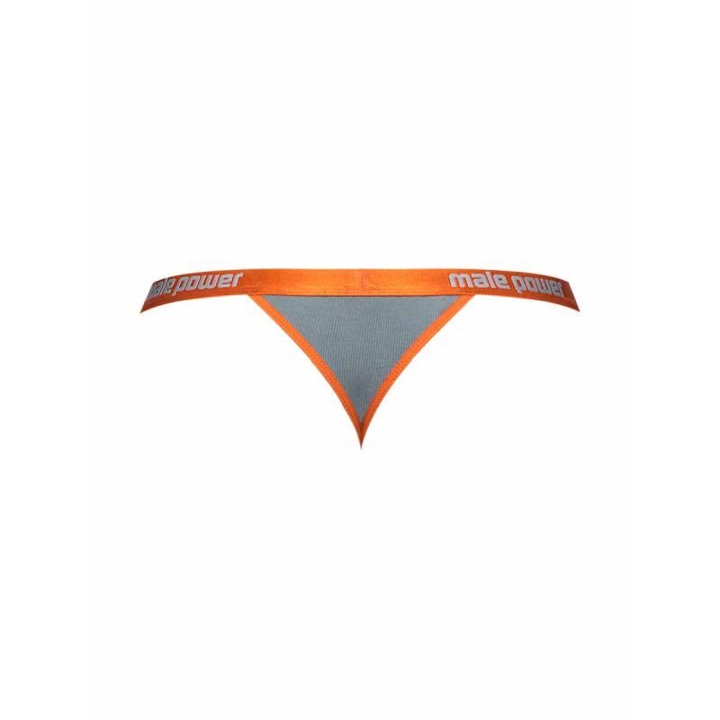 Male Power Casanova Uplift Micro Thong Grey - Lingerie