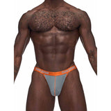 Male Power Casanova Uplift Micro Thong Grey - Lingerie