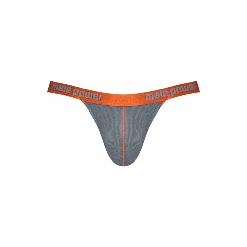 Male Power Casanova Uplift Micro Thong Grey - Lingerie