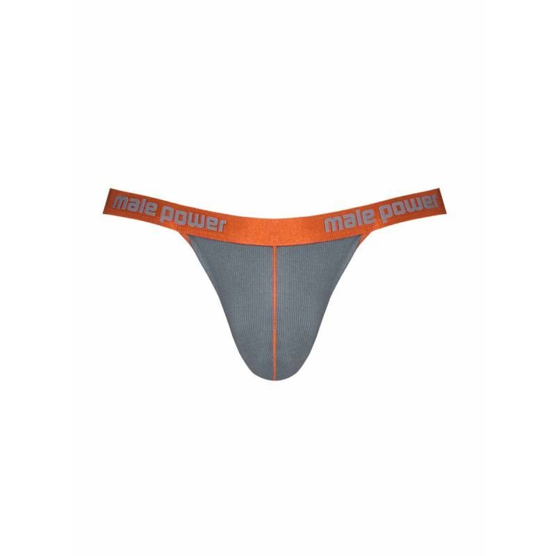 Male Power Casanova Uplift Micro Thong Grey - Lingerie