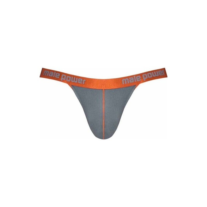 Male Power Casanova Uplift Micro Thong Grey - Lingerie