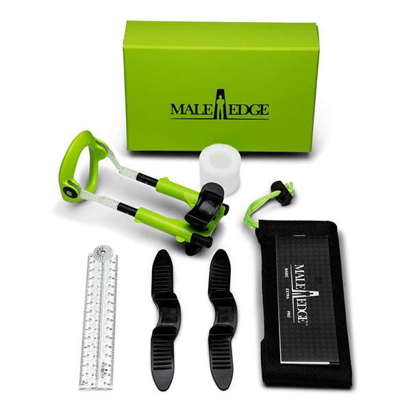 MaleEdge Extra Kit - Penis Enlarger Kit in Green Case - PUMPS