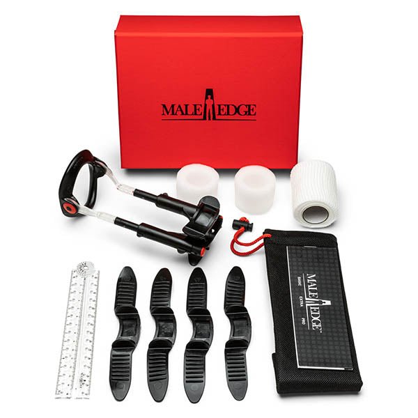 MaleEdge Pro Kit - Penis Enlarger Kit in Red Case - PUMPS