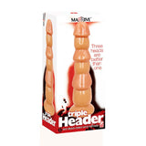 Massive Triple Header - Flesh 3 Dick Head Dildo - Naughty by Nature Adult Store