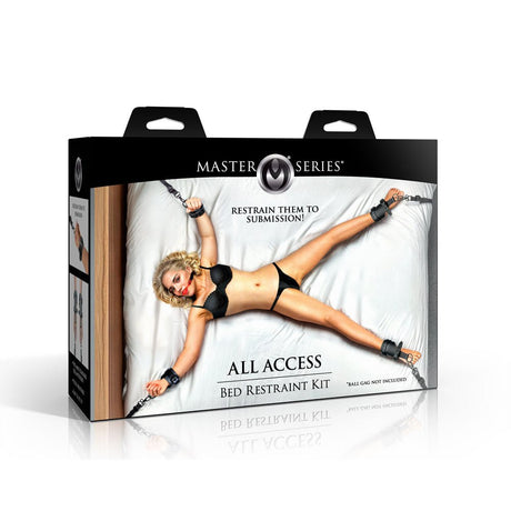 Master Series All Access Bed Restraint Kit For Couples - BONDAGE - TOYS
