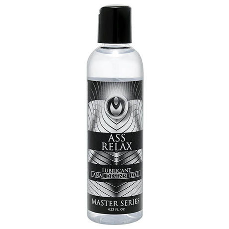 Master Series Ass Relax - Anal Desensitising Lubricant - 125 ml Bottle - LOTIONS & LUBES