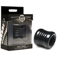 Master Series Ball Stack Ball Stretcher - Black - Black Ball Stretcher - COCK RINGS