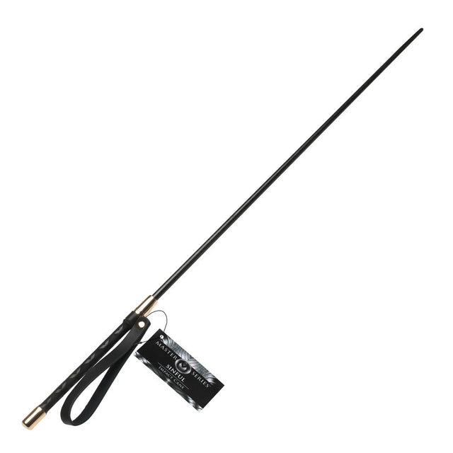 Master Series Sinful Impact Cane - Black Plastic Cane Whip - BONDAGE - TOYS