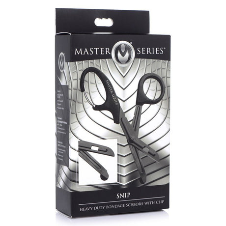 Master Series Snip - Black Heavy Duty Bondage Scissors - BONDAGE - TOYS