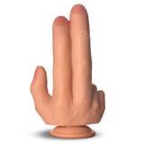 Master Series The Shocker Flesh 20 cm Finger Dildo - DONGS