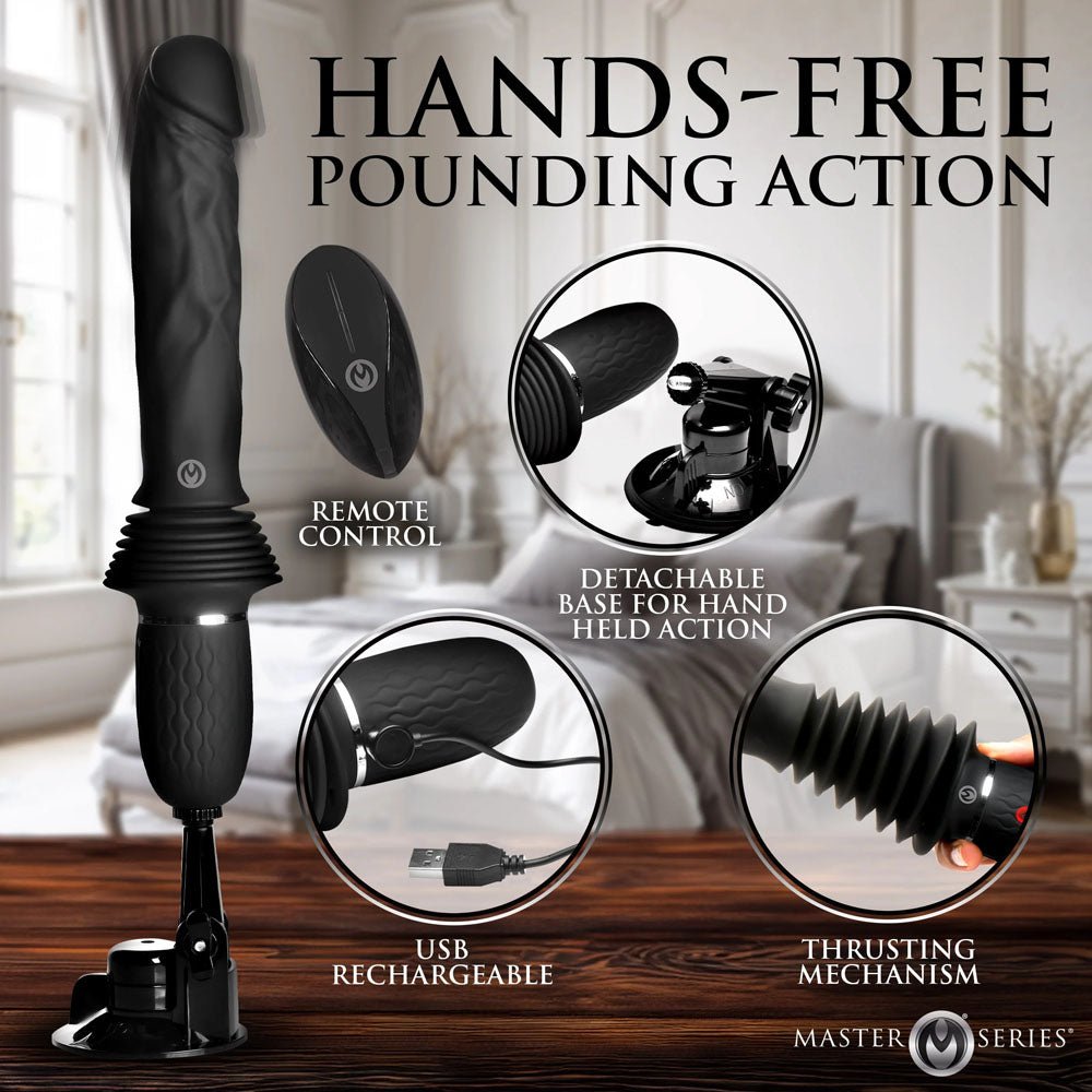 Master Series Ultimate Power Pounder Thrusting Vibrator - Naughty by Nature Adult Store