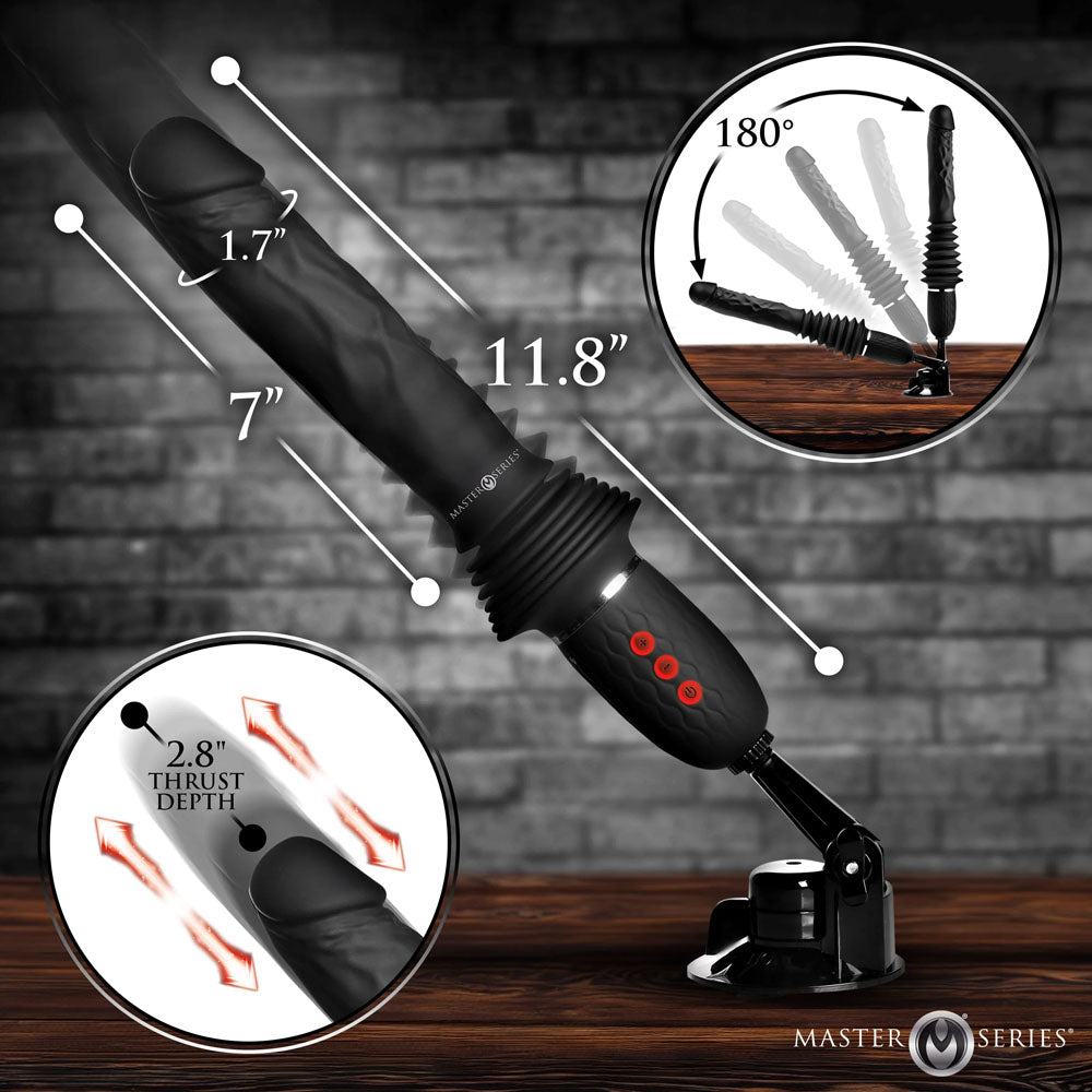 Master Series Ultimate Power Pounder Thrusting Vibrator - Naughty by Nature Adult Store