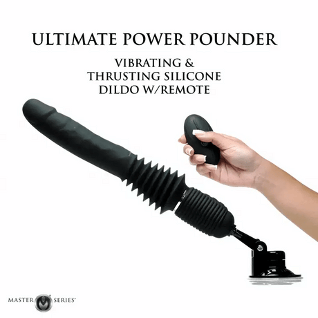 Master Series Ultimate Power Pounder Thrusting Vibrator - Naughty by Nature Adult Store