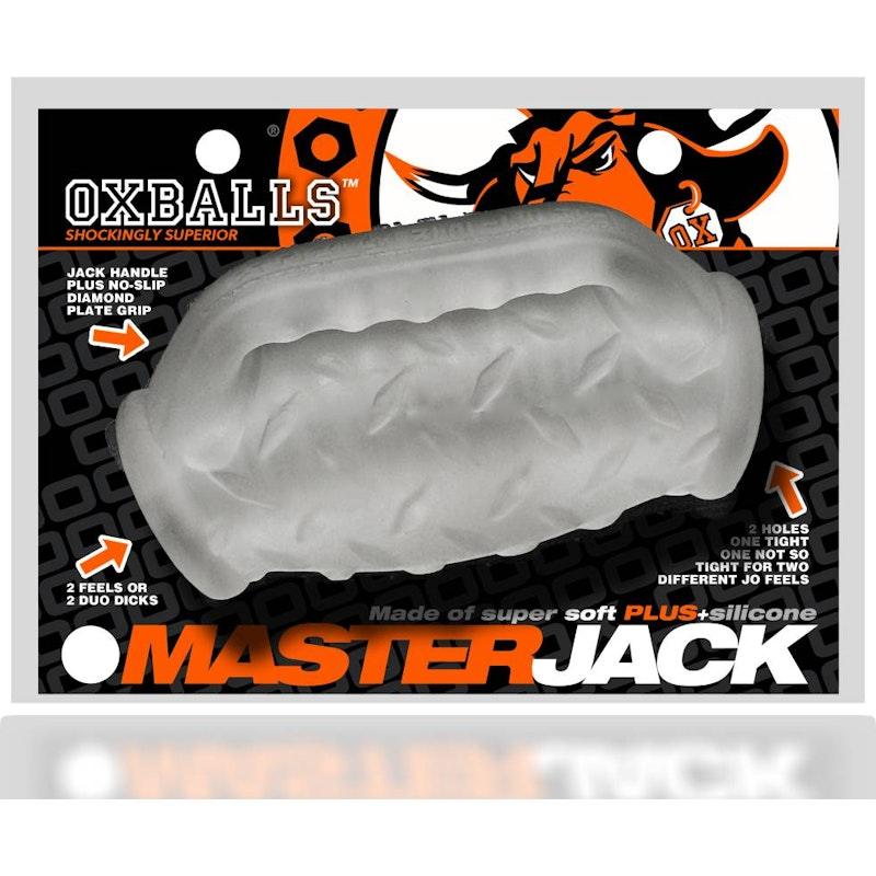 Masterjack Double Penetration JO Clear Ice - Adult Toys