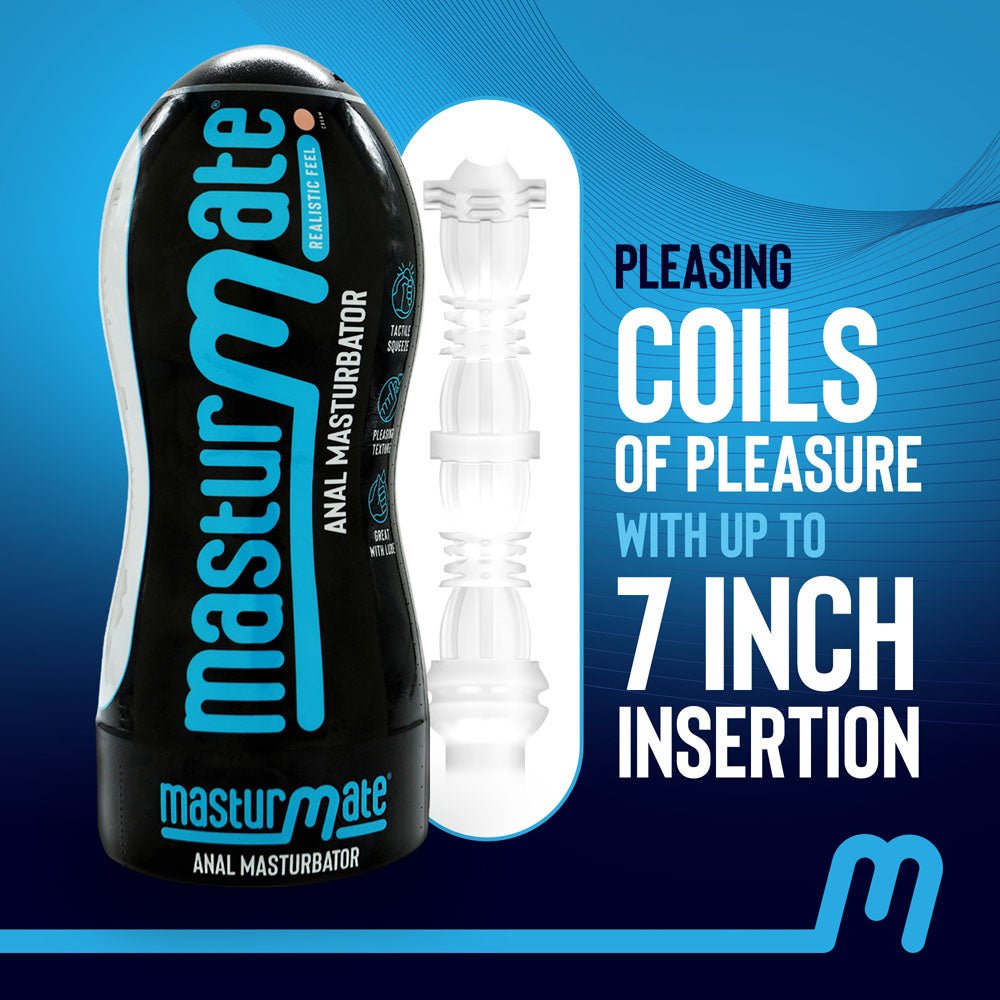 Masturmate - Butt - Cream - Flesh Anal Stroker - MASTURBATORS