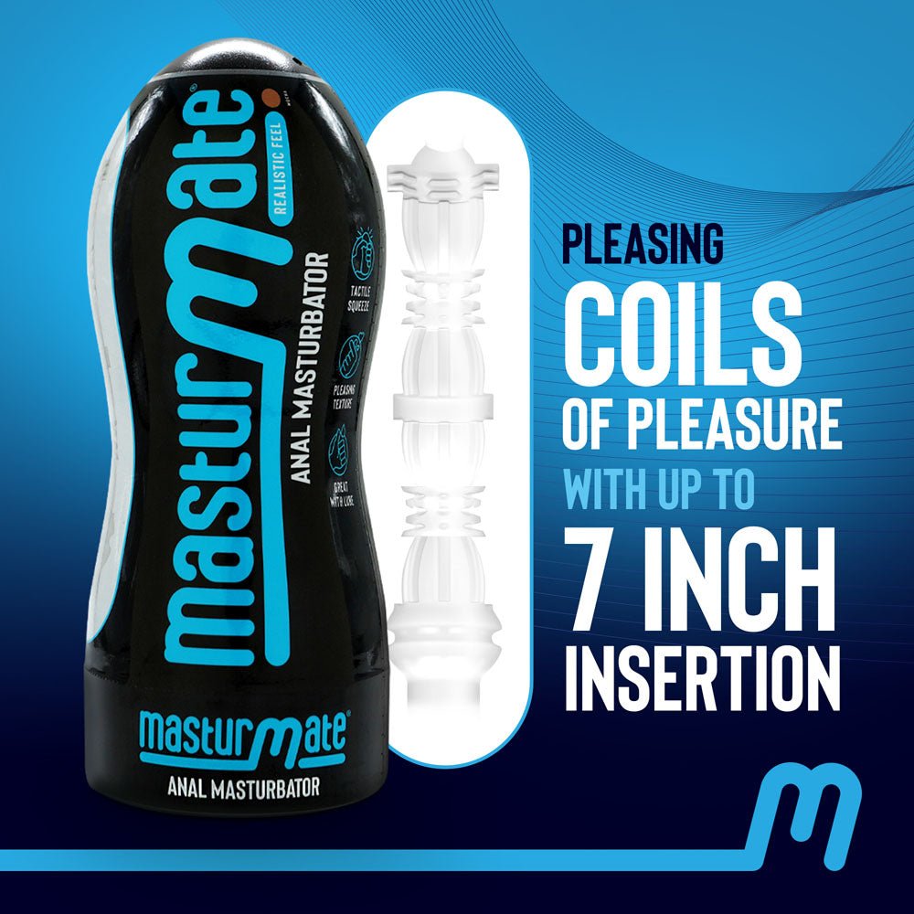 Masturmate - Butt - Mocha - Brown Anal Stroker - MASTURBATORS