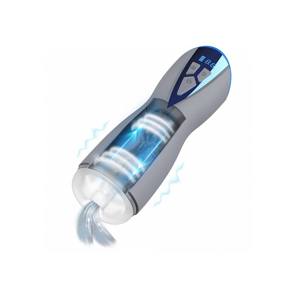 MASTURS Eloa Sucking & Vibrating Auto Stroker with AR Experience - MASTURBATORS
