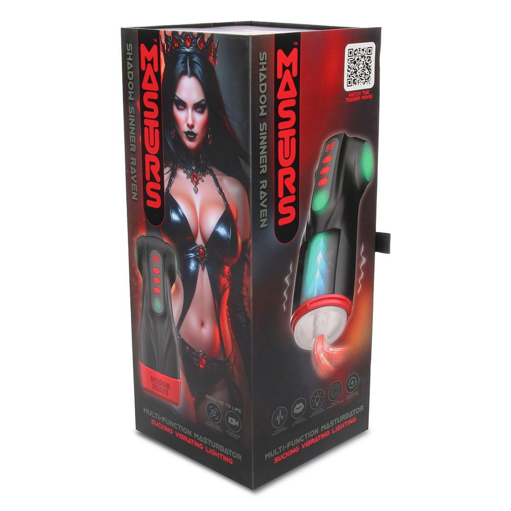 MASTURS Raven Auto Stroker – Vibrating & Sucking AR Masturbator - MASTURBATORS