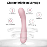 Maya Curve Silicone Vibrator Pink - Adult Toys