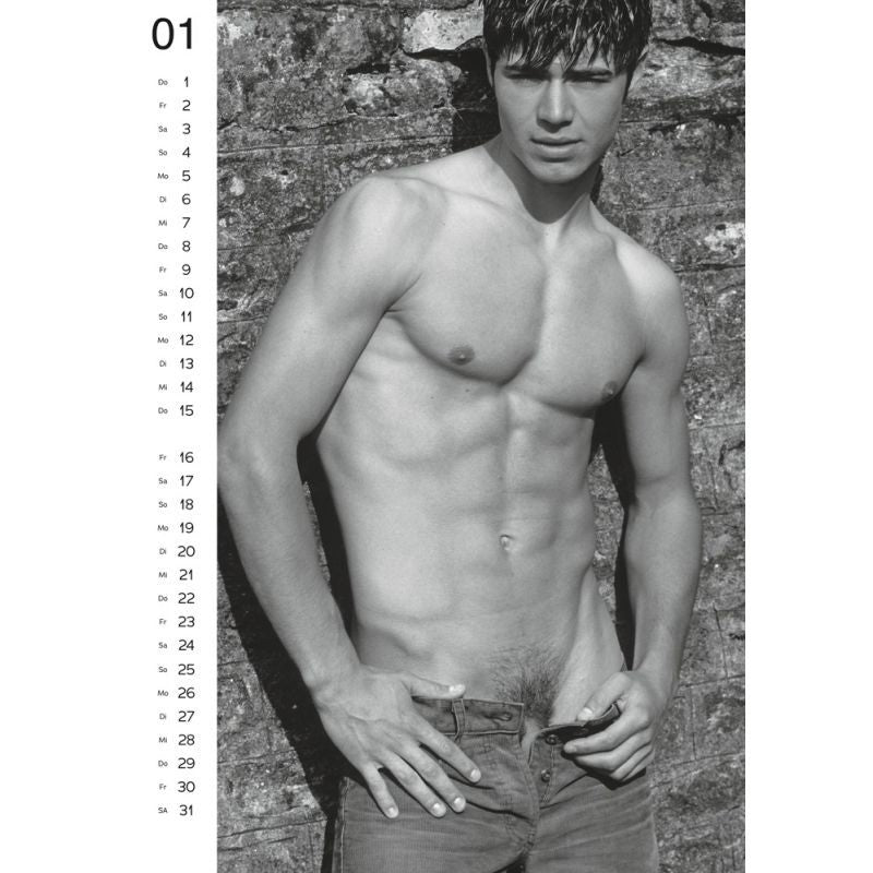 Men Wall Calendar 2026 - Naughty by Nature Adult Store