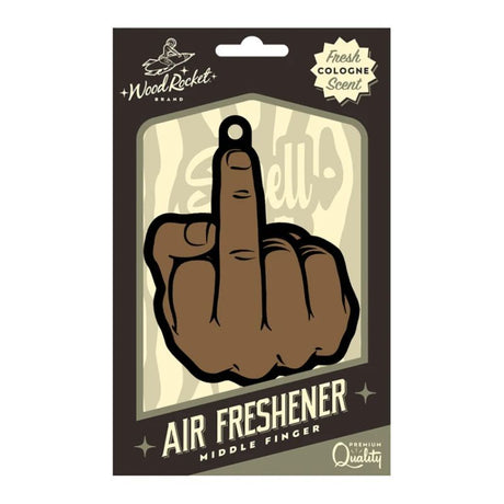 Middle Finger Air Freshener Brown - Adult Toys