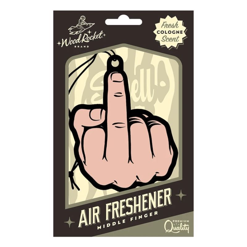 Middle Finger Air Freshener Peach - Adult Toys