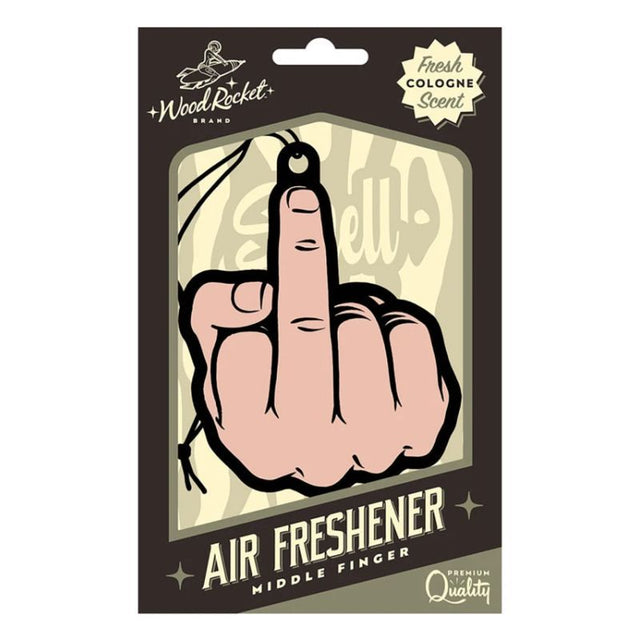 Middle Finger Air Freshener Peach - Adult Toys