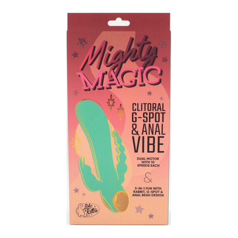Mighty Magic Clit, G - Spot & Anal Vibrator - Adult Toys