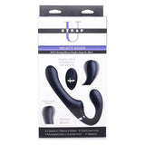 Mighty Rider 10X Strapless Strap - On Black w Remote - Adult Toys
