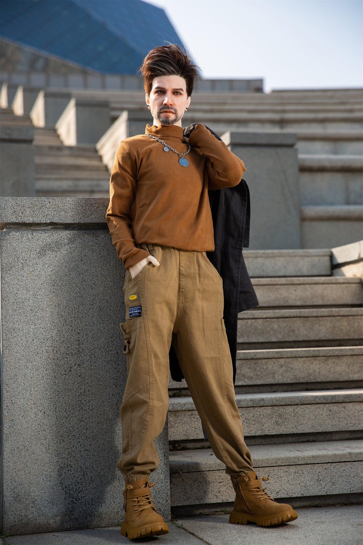 Mike 135cm Qita Male Sex Doll With Silicone Head - Sex doll