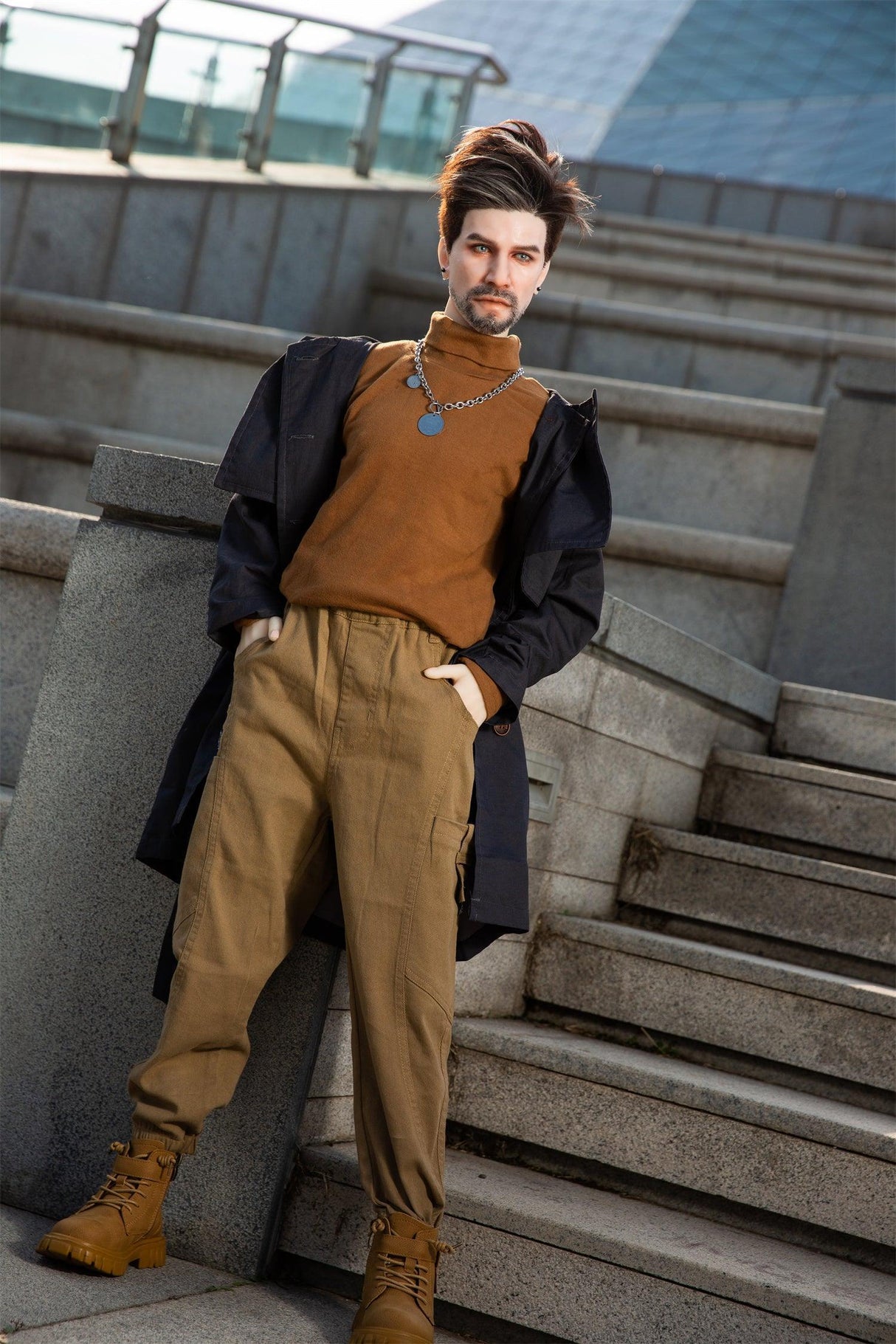 Mike 135cm Qita Male Sex Doll With Silicone Head - Sex doll