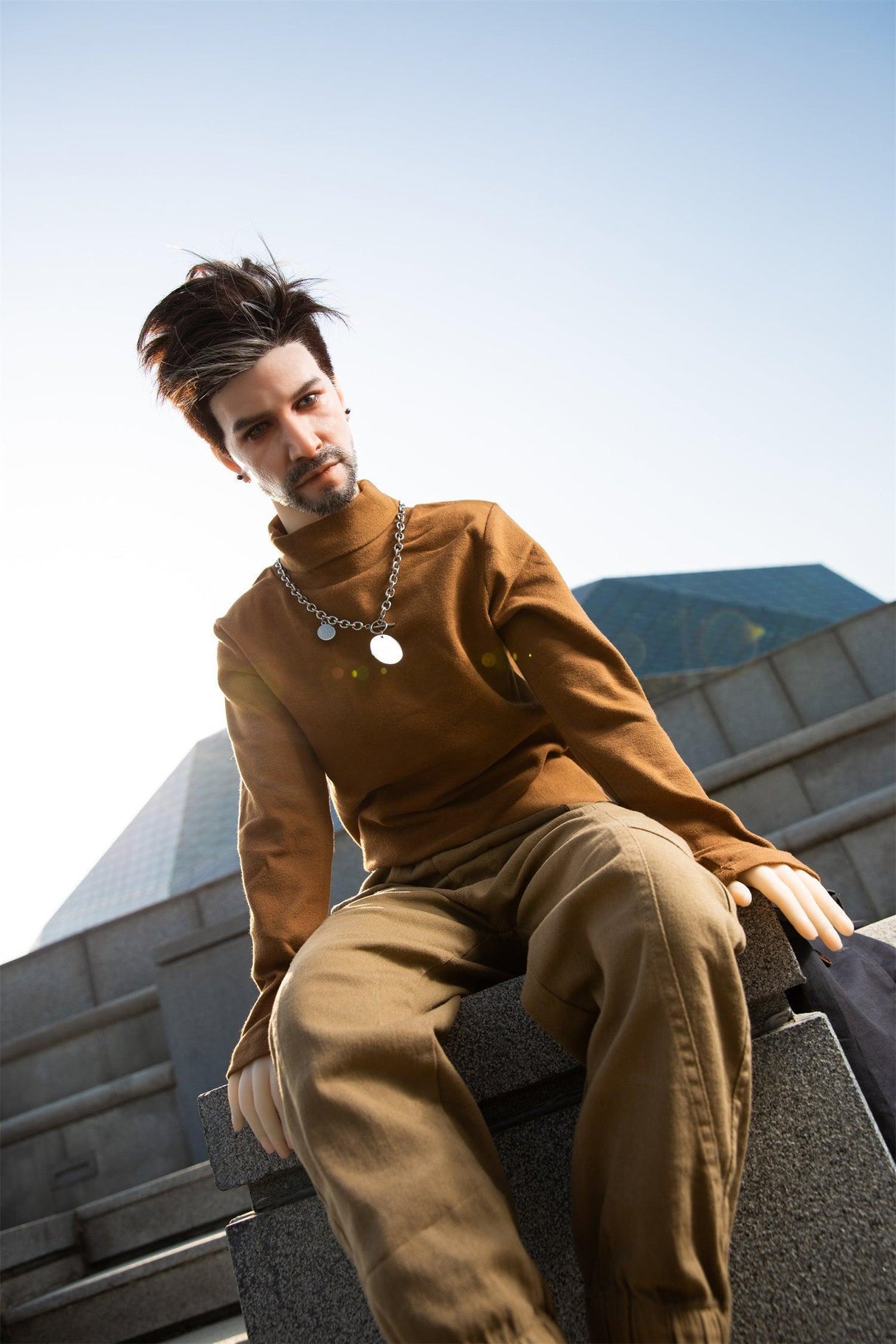 Mike 135cm Qita Male Sex Doll With Silicone Head - Sex doll