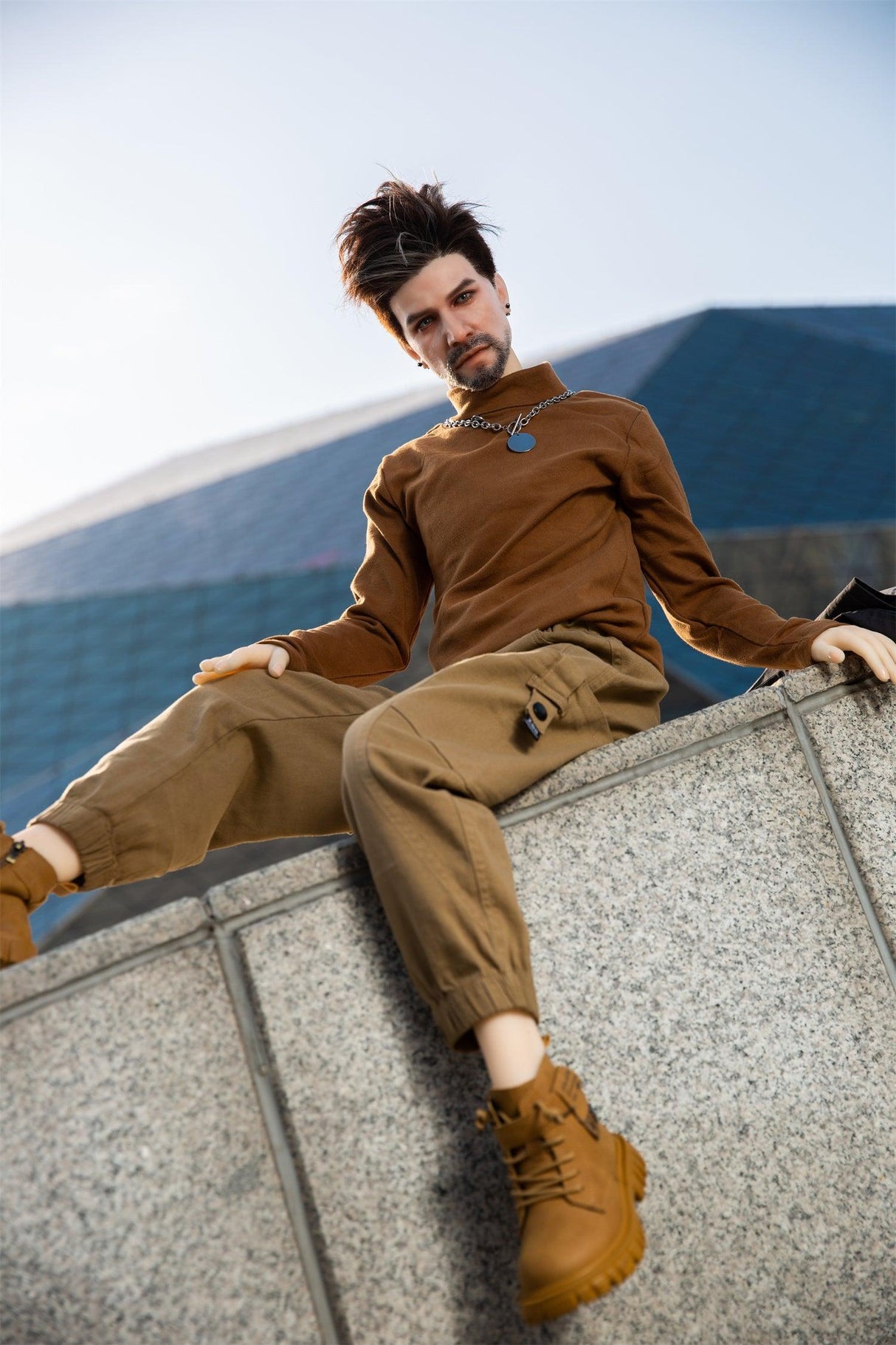 Mike 135cm Qita Male Sex Doll With Silicone Head - Sex doll