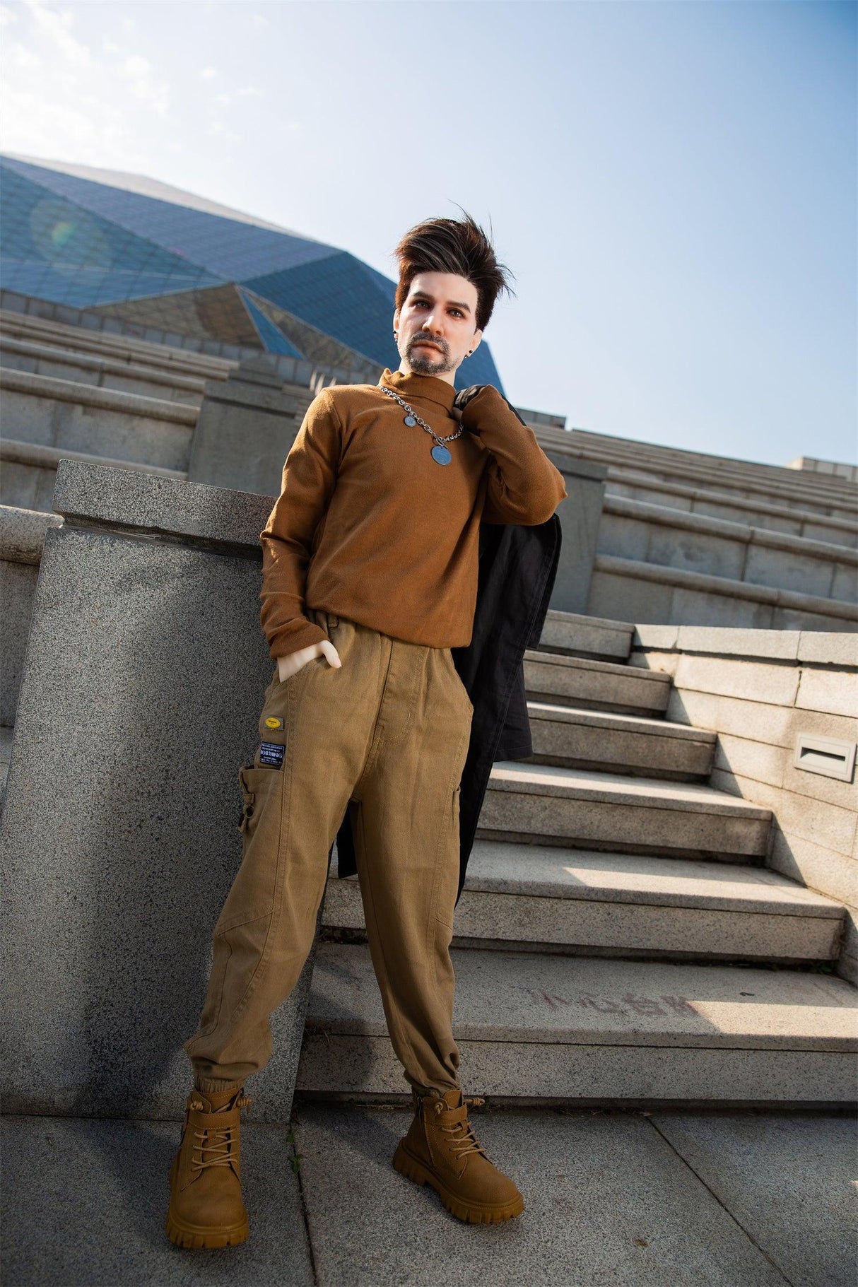 Mike 135cm Qita Male Sex Doll With Silicone Head - Sex doll