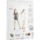 Mini Dress BLK With Mesh Sleeves and Sides - Lingerie
