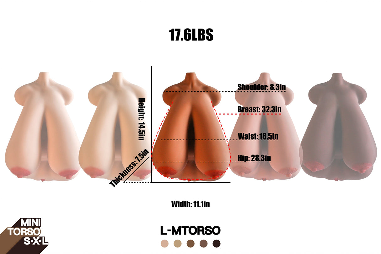 Mini Sex Toy Torso - L | 🔹CLM(Climax Doll) Classic🔹 - Naughty by Nature Adult Store