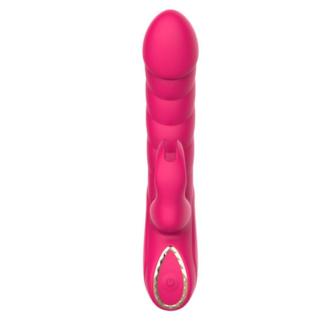 Monica Party Up Pink Rabbit Vibrator – Dual Motor USB Rechargeable - VIBRATORS